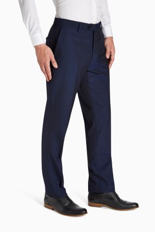 Wool Blend Machine Washable Suit: Trousers